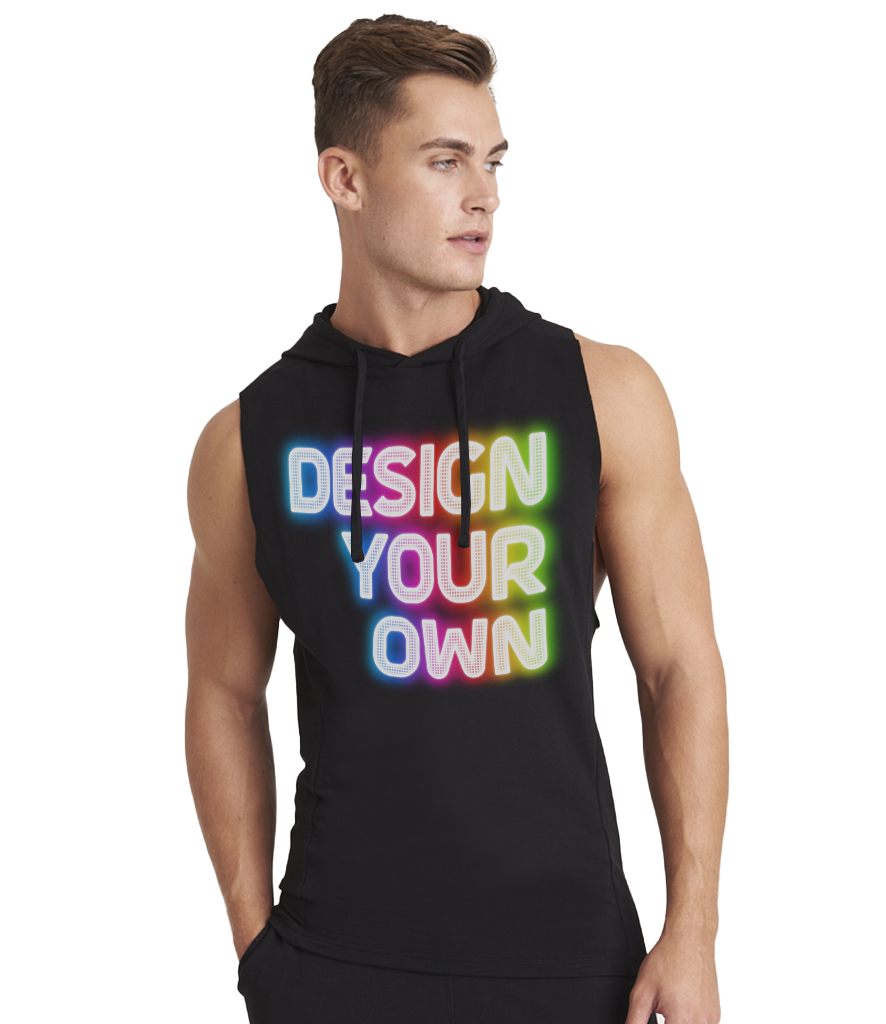 Laheda urban-stiiliga varrukateta ja kapuutsiga dressipluusi maika