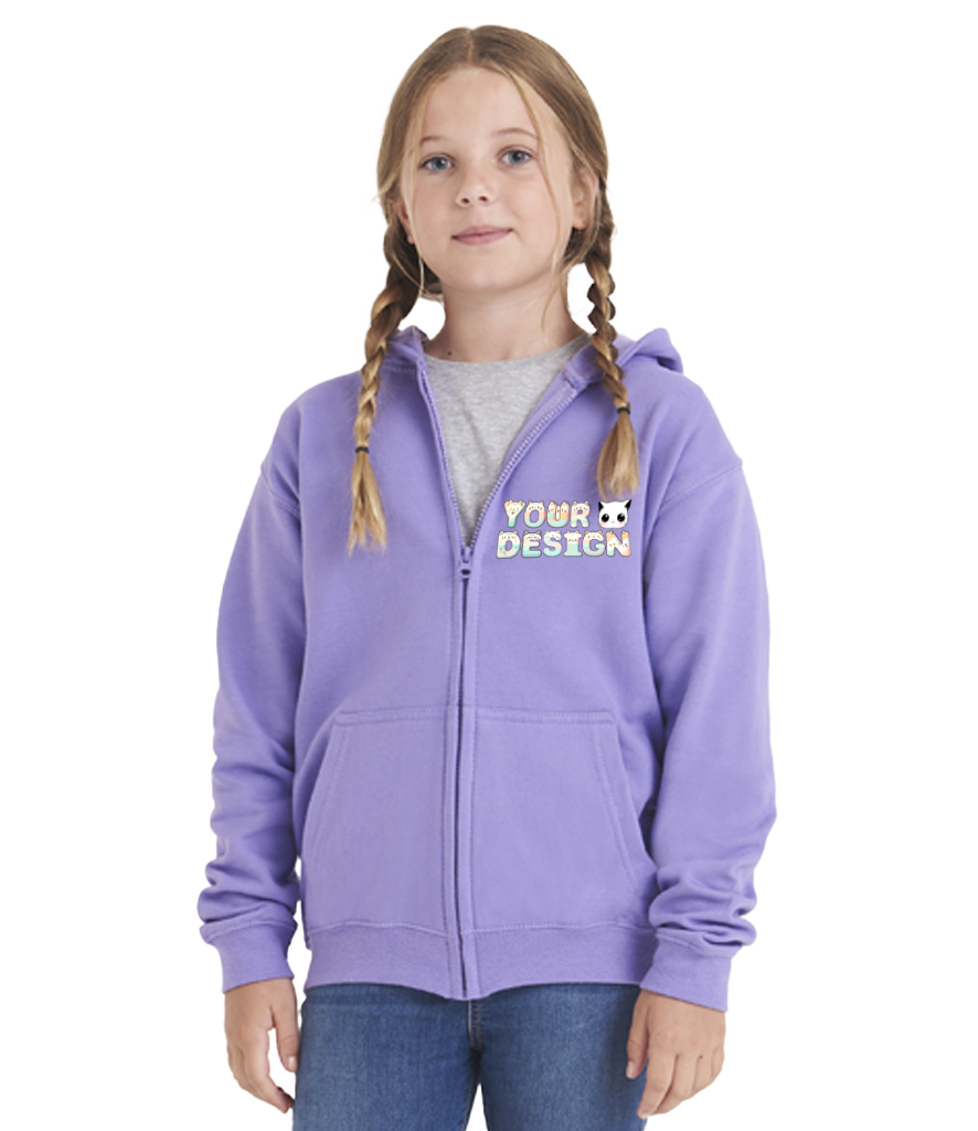Kinder hoodie met rits