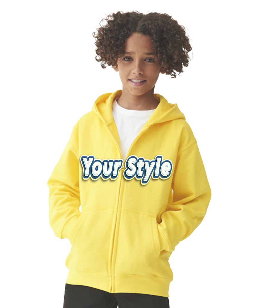 Lastele lukuga dressipluus kapuutsiga