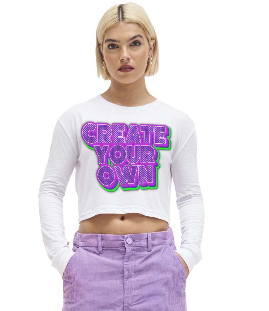 Laang Äerm Crop top