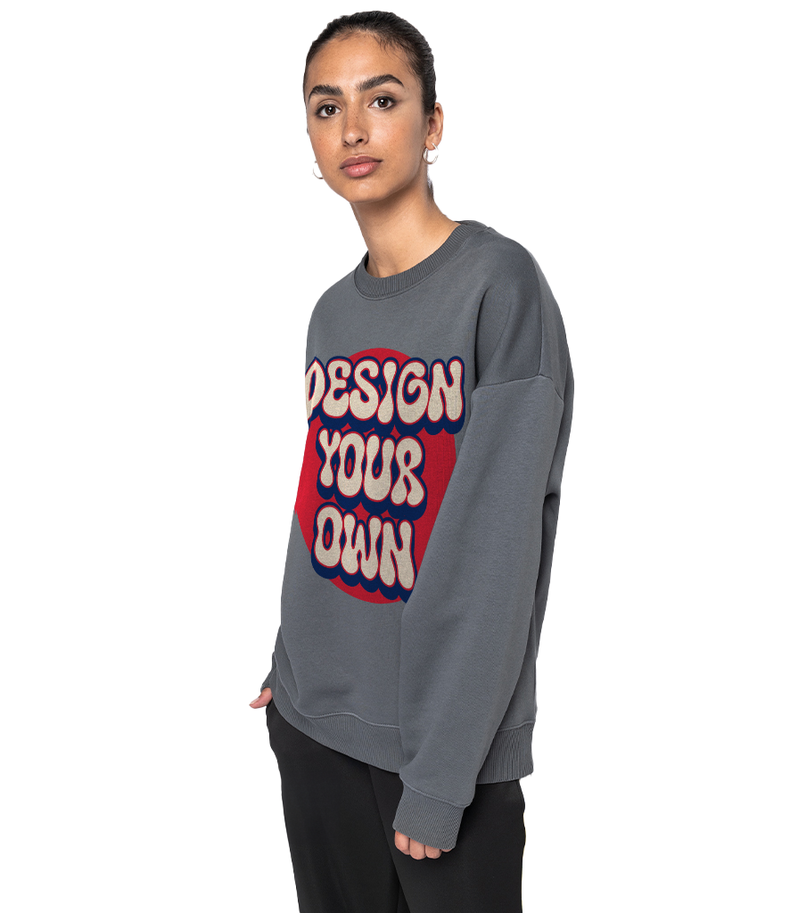 Oversized unisex organische trui