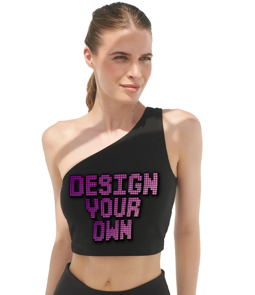 Top de una sola hombro para mujer