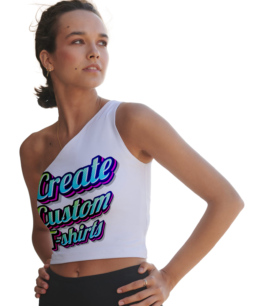 Top de una sola hombro para mujer