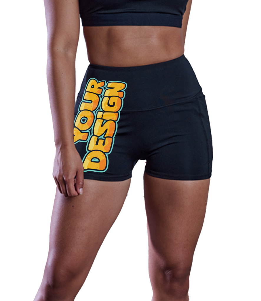 Shorts deportivos con bolsillos para mujer