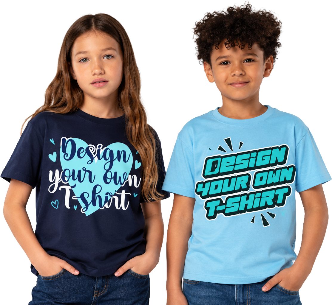 Camiseta pesada super macia para crianças