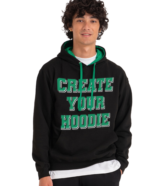 Bluza z kapturem w stylu varsity