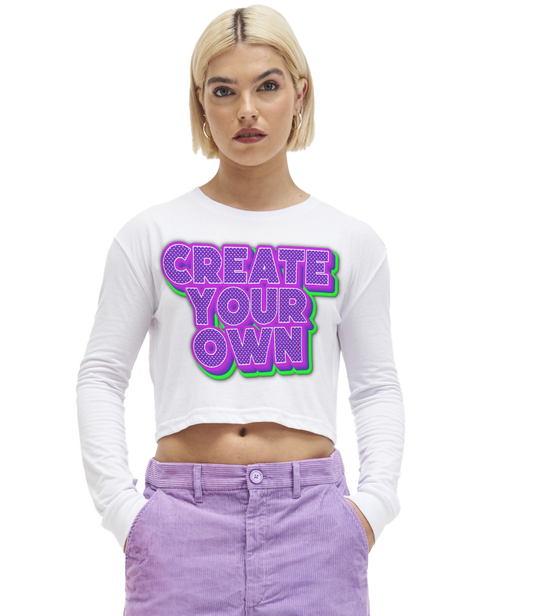 Laang Äerm Crop top