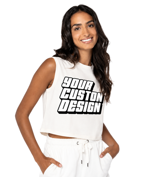 Premium organesch Fraen cropped Tank