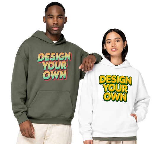 Premium organic unisex oversized hoodie