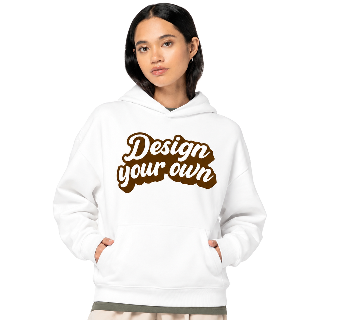 Prémiová organická unisex oversized mikina